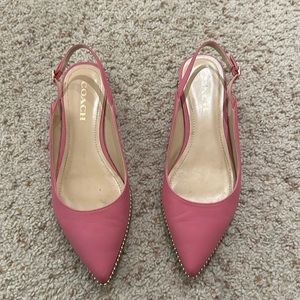 Coach Vae Skimmer Slingback Flats